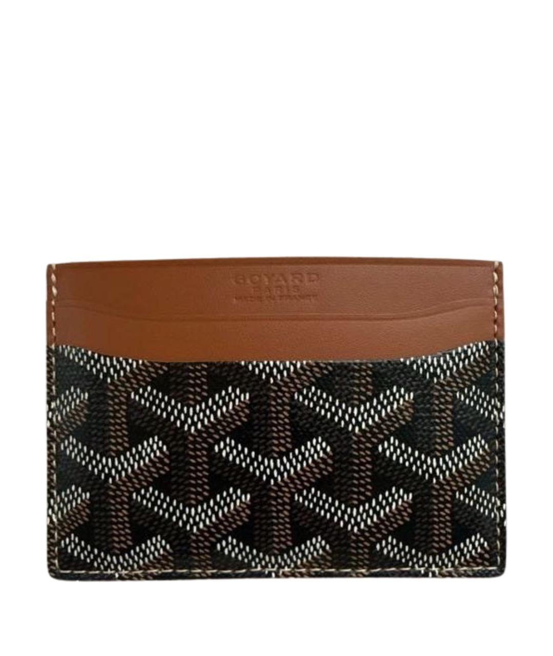 GOYARD Коричневый кожаный кардхолдер, фото 1
