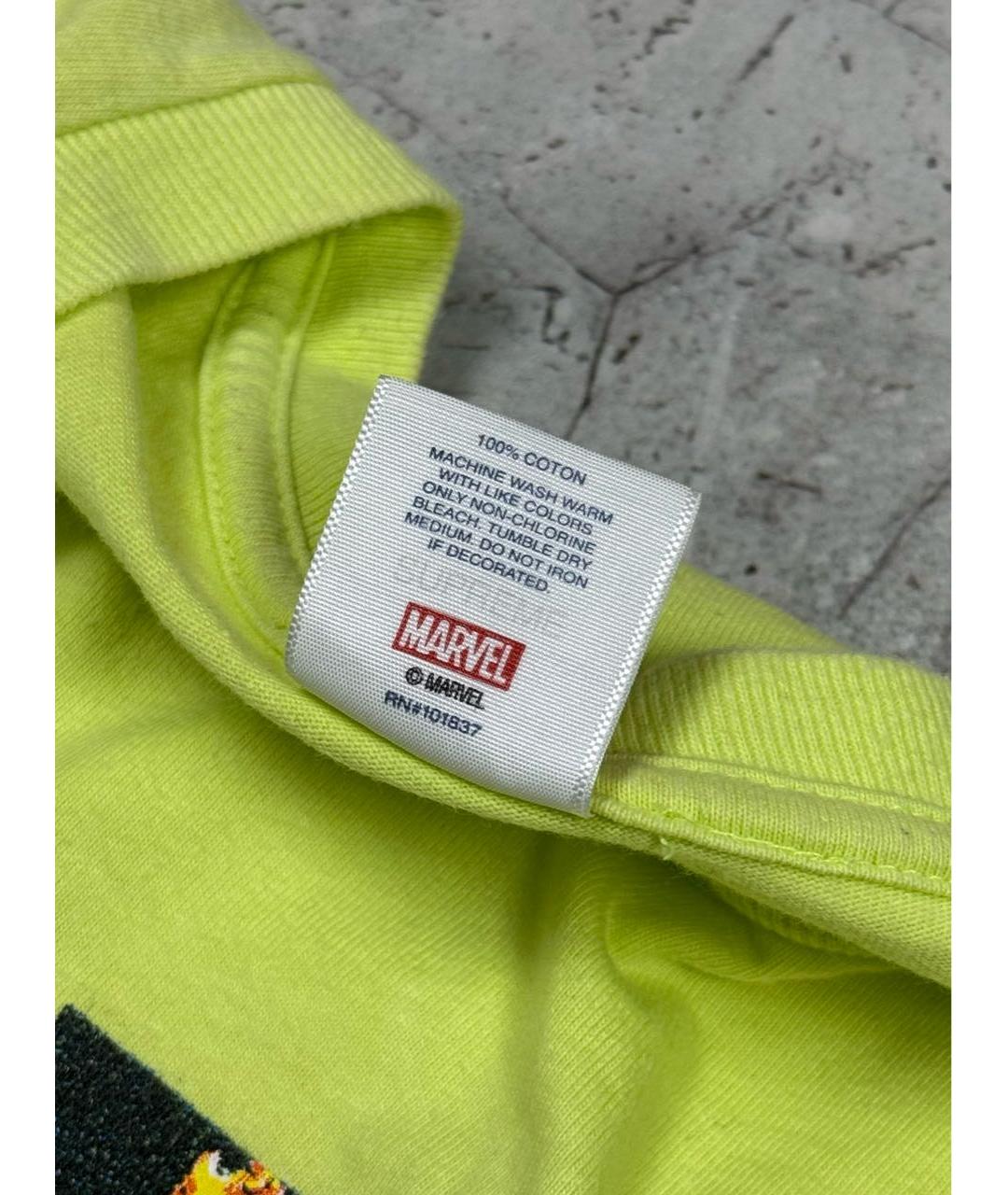 SUPREME Желтая хлопковая футболка, фото 5