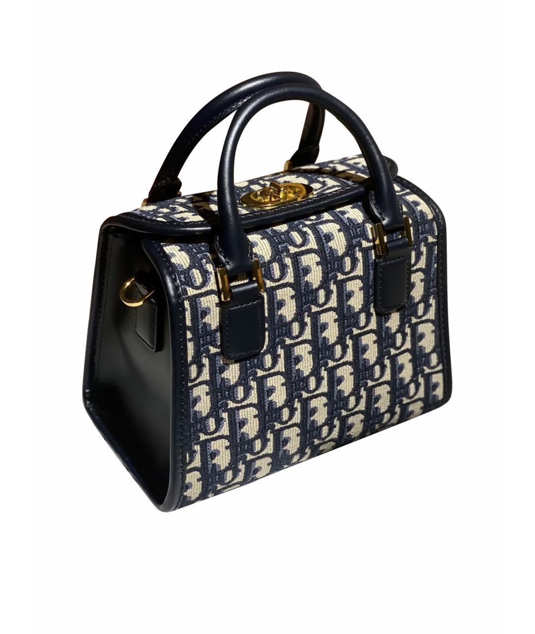 CHRISTIAN DIOR Черная жаккардовая сумка через плечо, фото 1