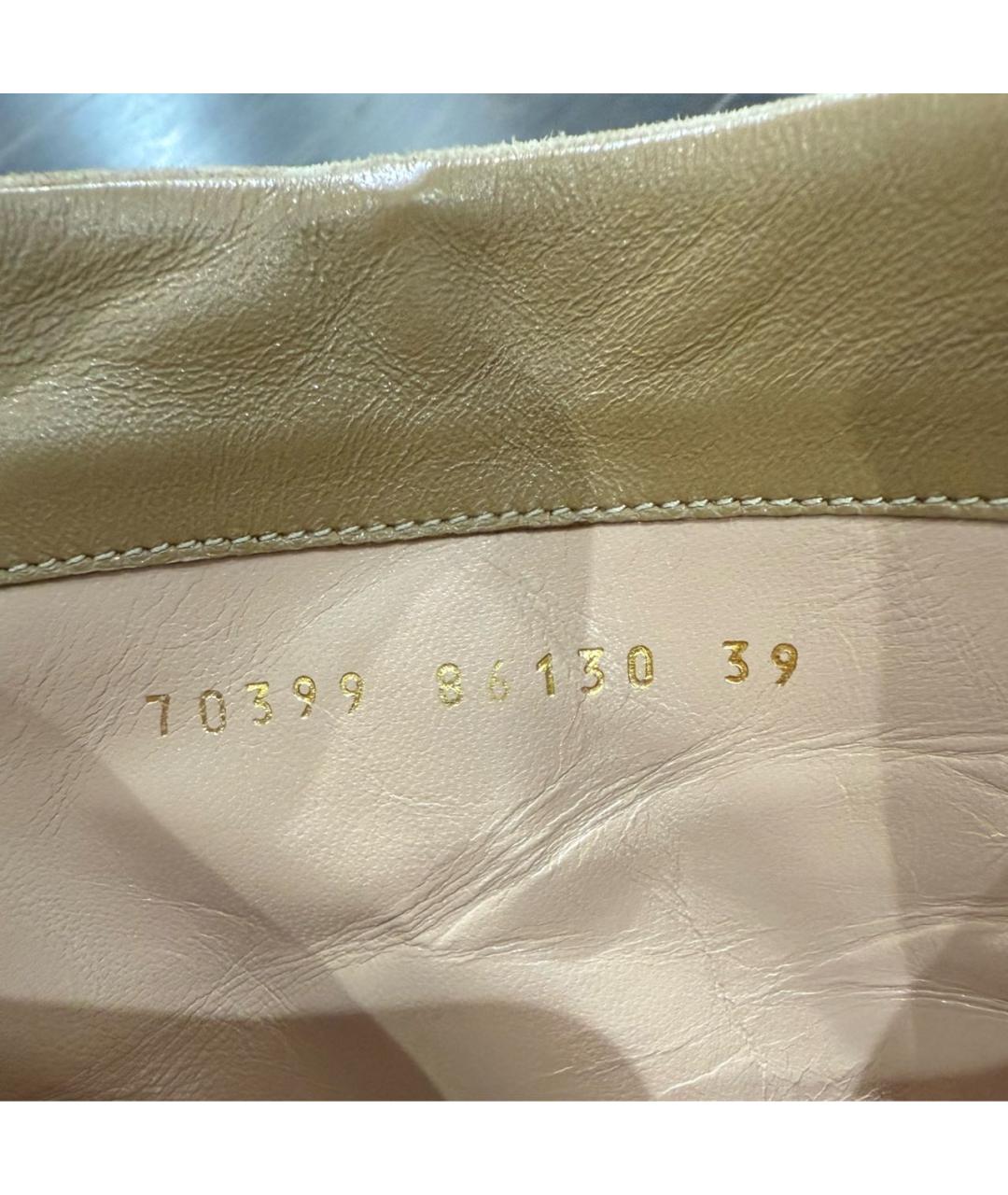 GIANVITO ROSSI Бежевые замшевые ботильоны, фото 3