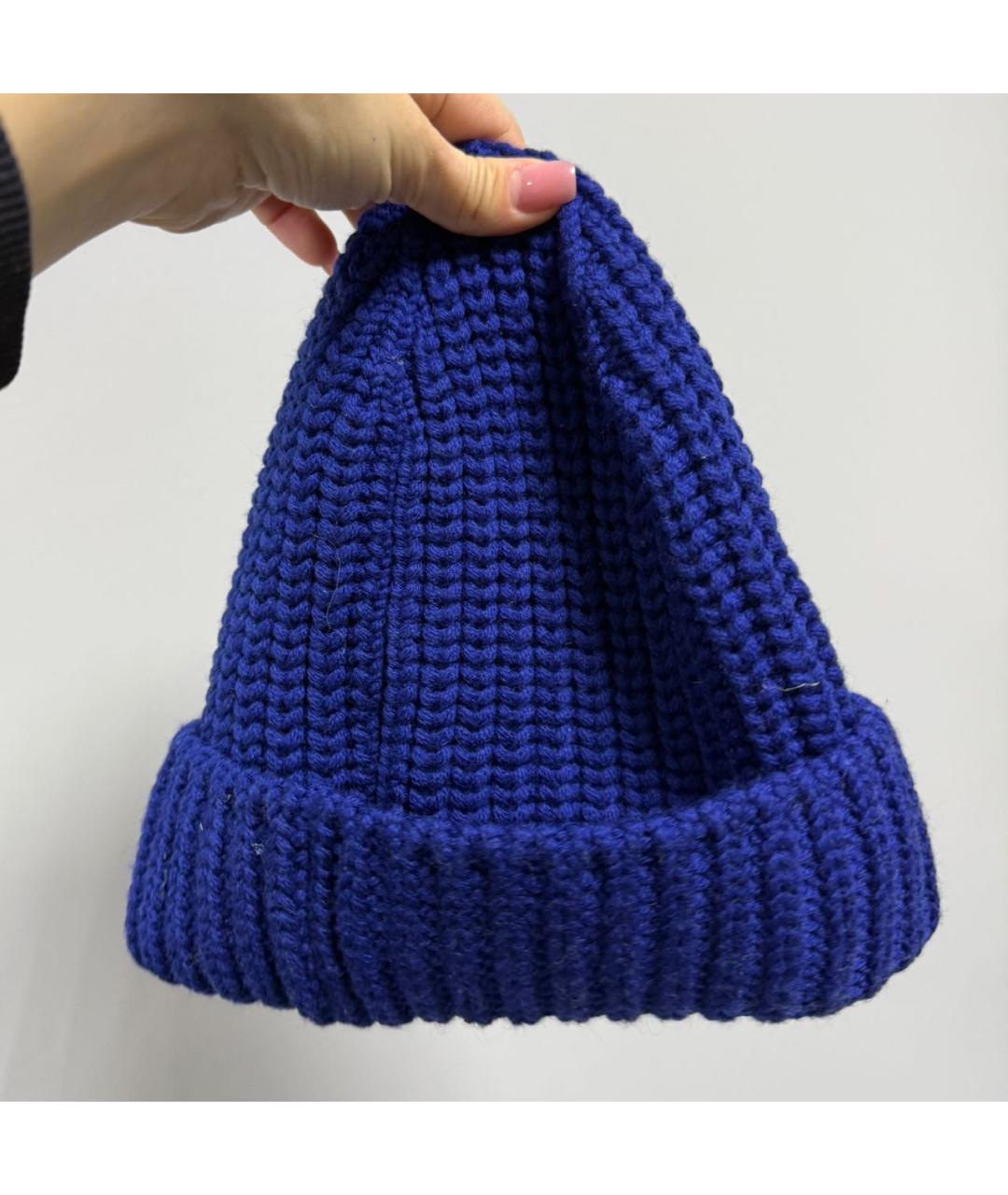 VIVIENNE WESTWOOD Темно-синяя шапка, фото 2