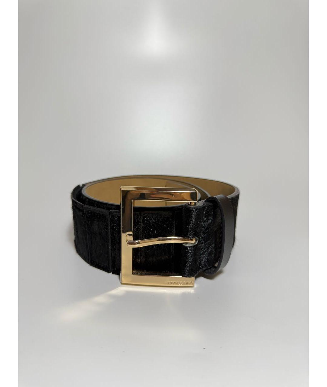 MICHAEL KORS Черный ремень, фото 6