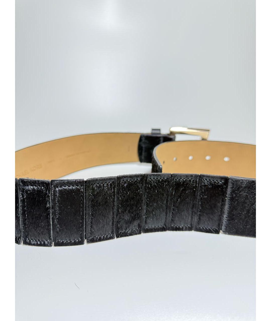 MICHAEL KORS Черный ремень, фото 5