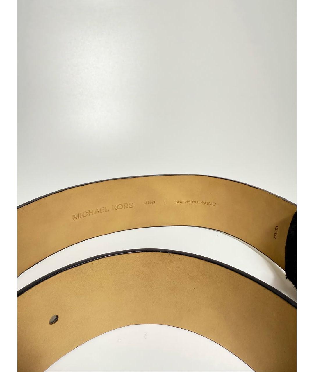 MICHAEL KORS Черный ремень, фото 4
