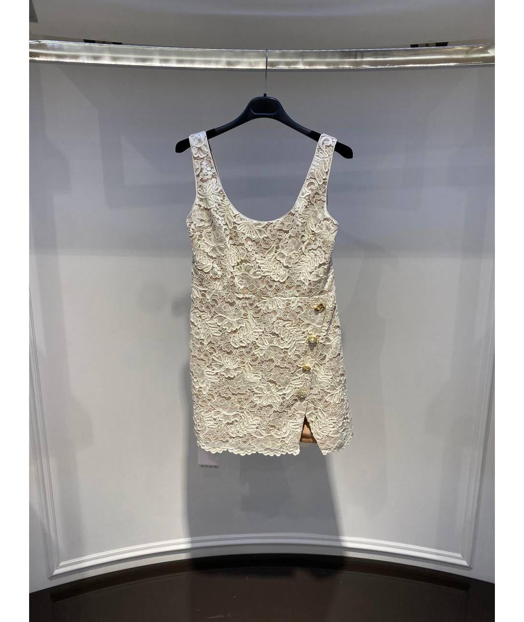 SELF-PORTRAIT Бежевое повседневное платье, фото 2