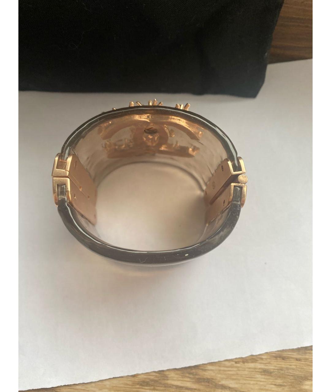 CHANEL Бежевый пластиковый браслет, фото 3