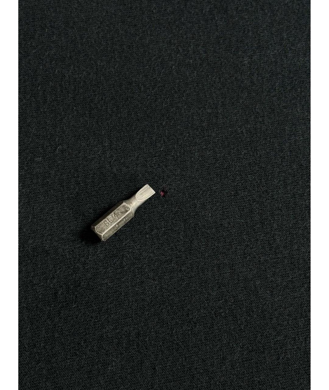 SUPREME Черная хлопковая футболка, фото 6