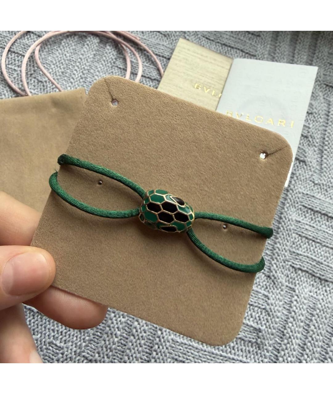 BVLGARI Зеленый браслет, фото 4