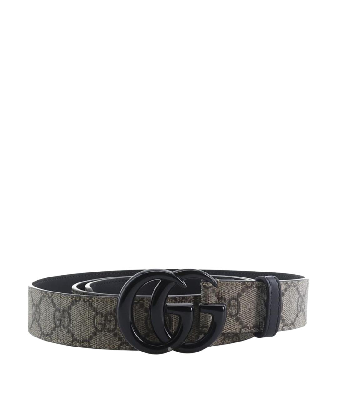 GUCCI Бежевый кожаный ремень, фото 1