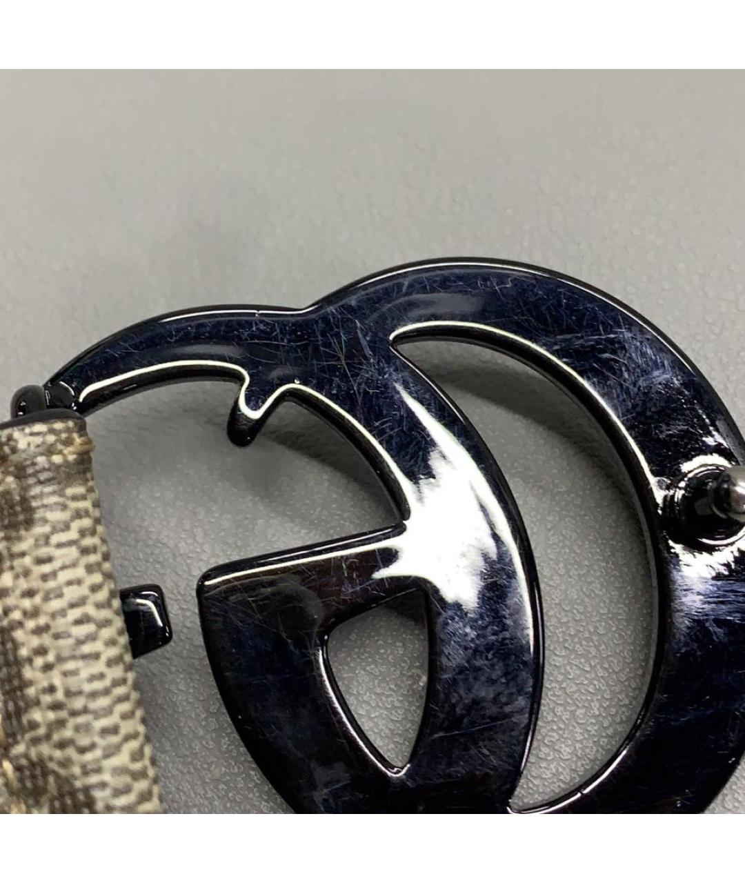 GUCCI Бежевый кожаный ремень, фото 6