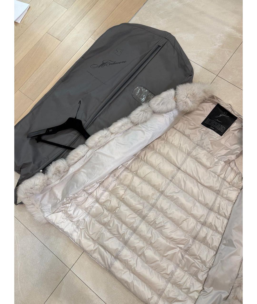 MONTECORE Серый меховой жилет, фото 3