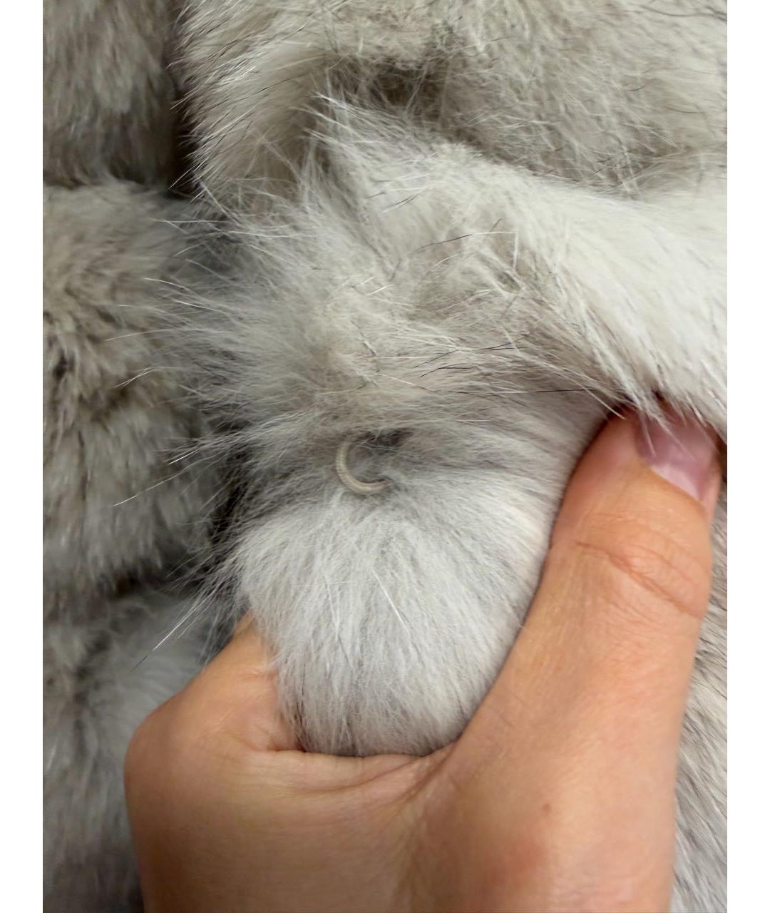 MONTECORE Серый меховой жилет, фото 5