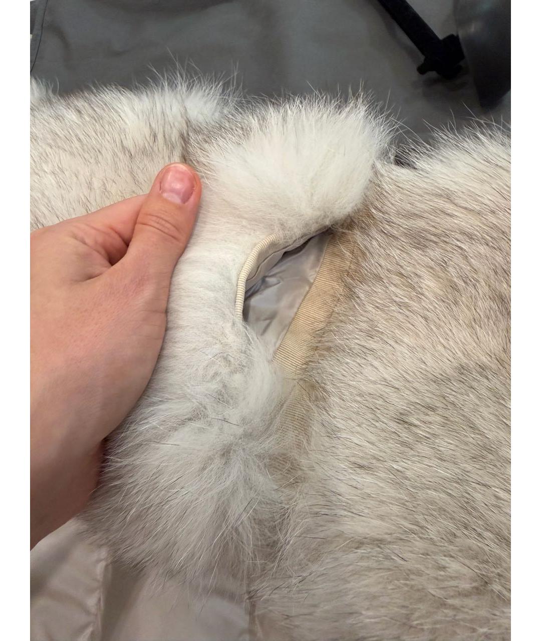 MONTECORE Серый меховой жилет, фото 8