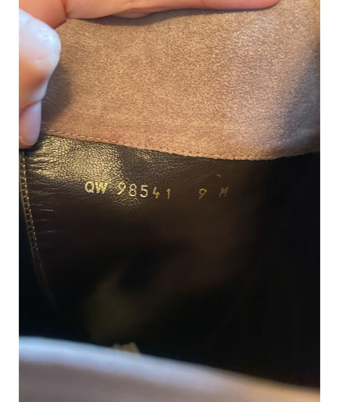 STUART WEITZMAN Бежевые замшевые ботфорты, фото 7