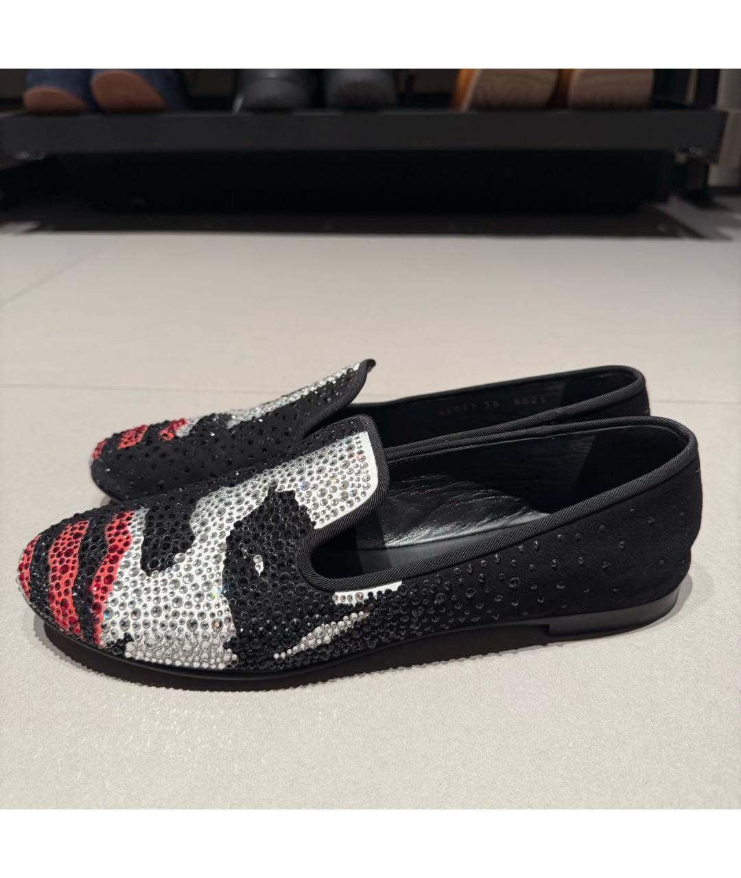 GIUSEPPE ZANOTTI DESIGN Мульти замшевые лоферы, фото 8