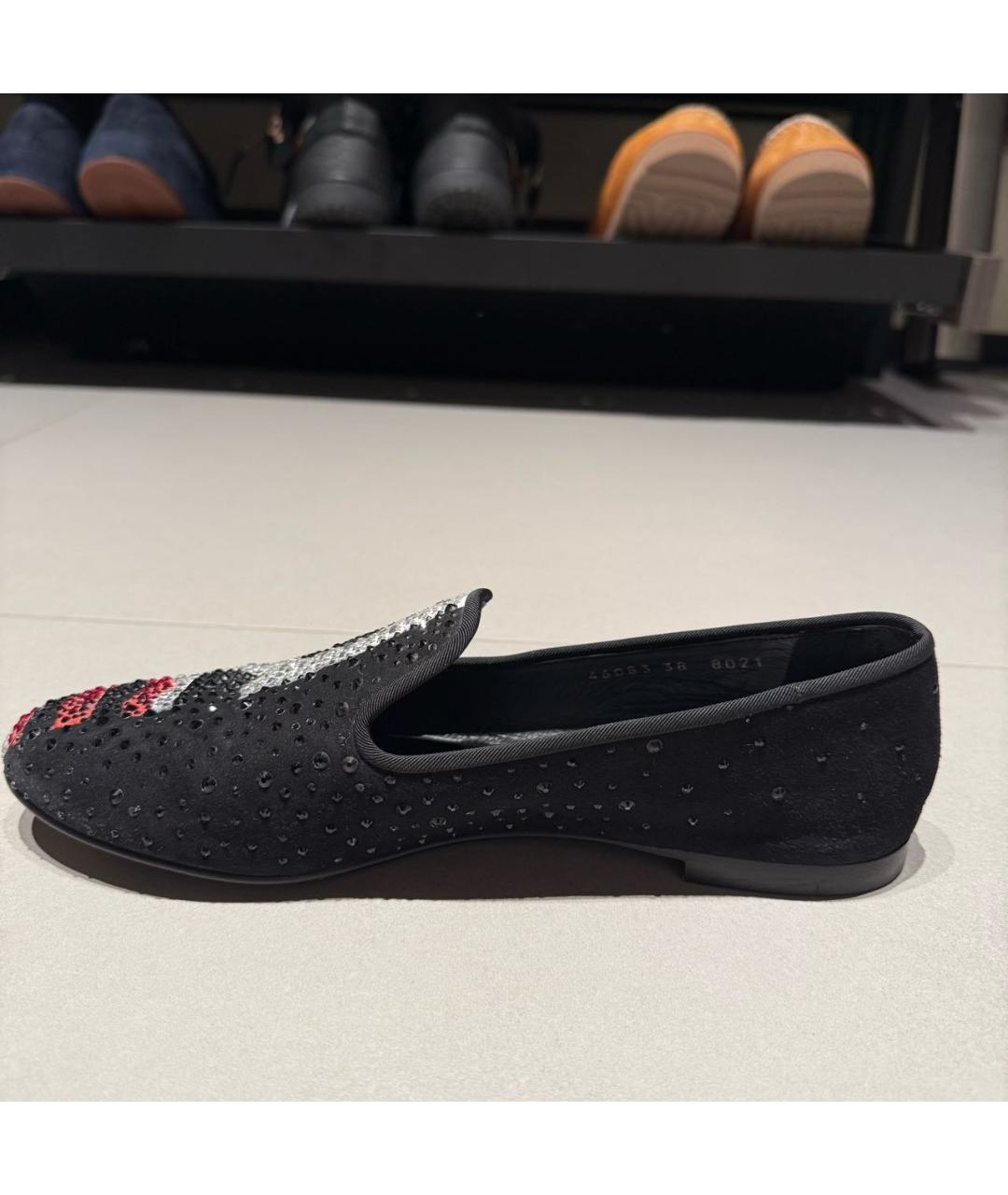 GIUSEPPE ZANOTTI DESIGN Мульти замшевые лоферы, фото 5