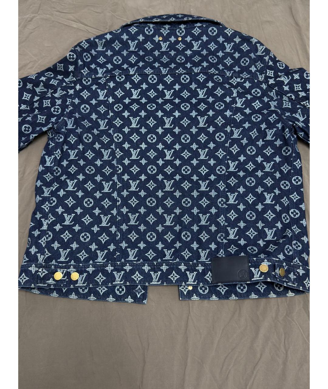 LOUIS VUITTON Синяя деним куртка, фото 2