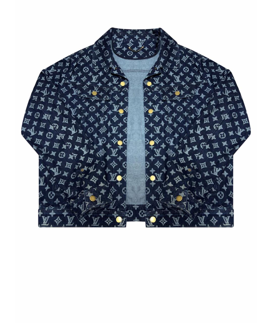 LOUIS VUITTON Синяя деним куртка, фото 1