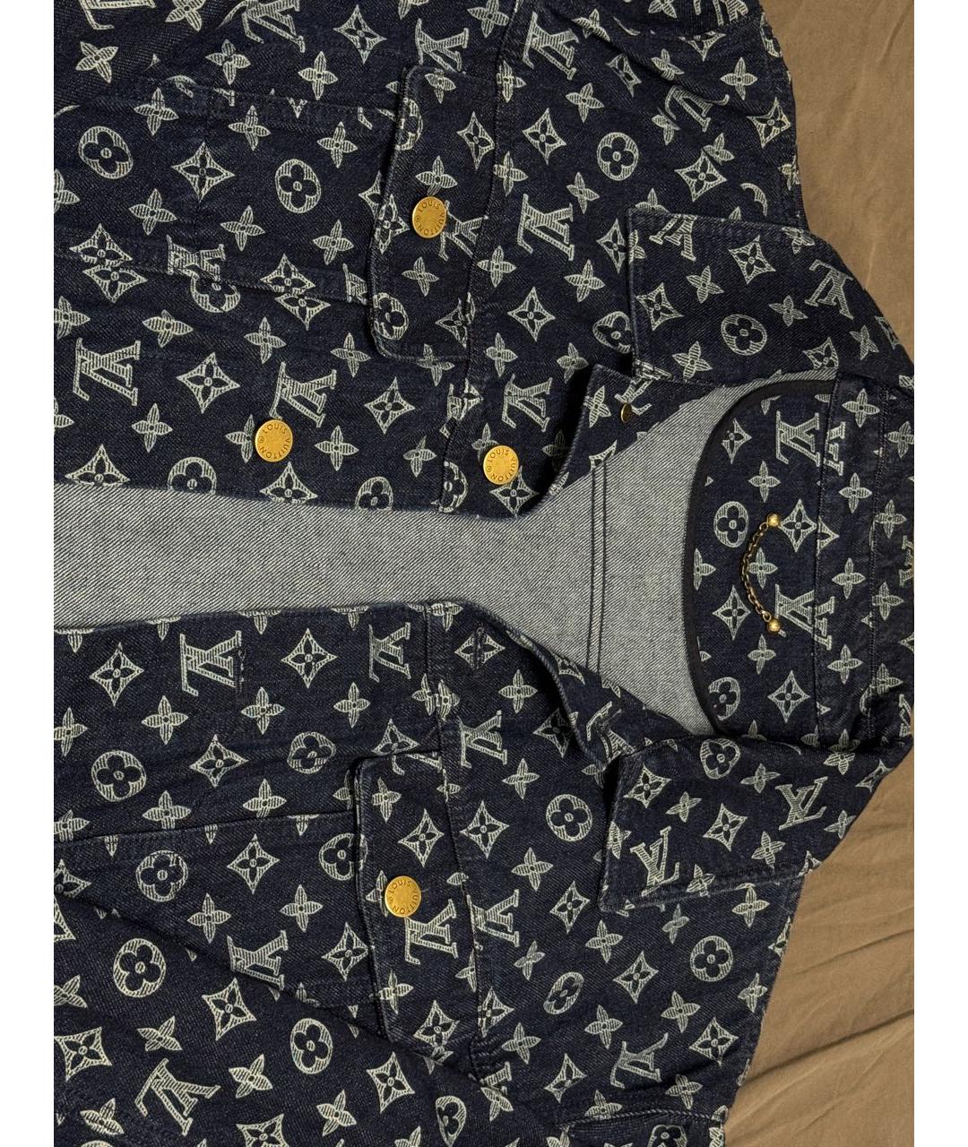 LOUIS VUITTON Синяя деним куртка, фото 4