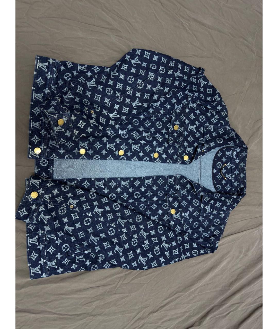 LOUIS VUITTON Синяя деним куртка, фото 5