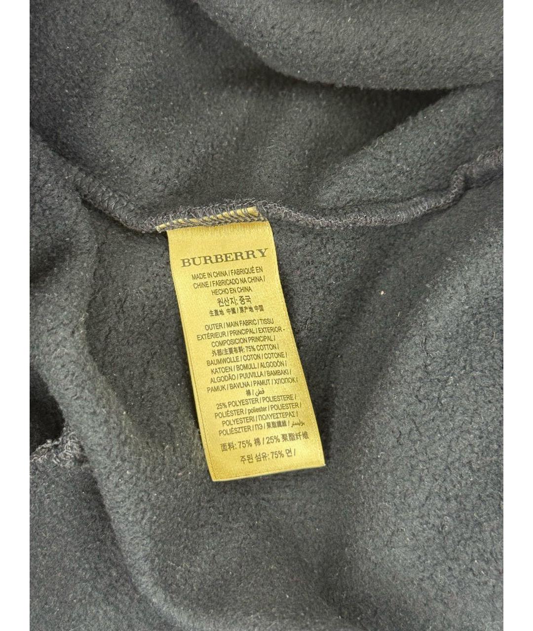 BURBERRY Темно-синие повседневные брюки, фото 7