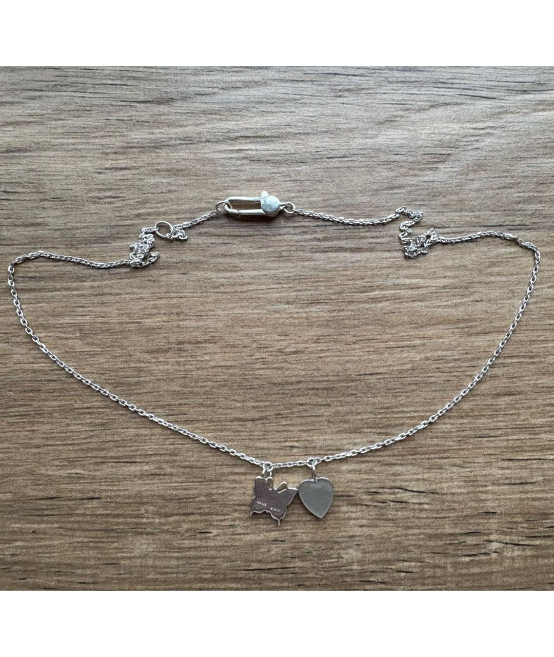 GUCCI Серебряное серебряное колье, фото 4