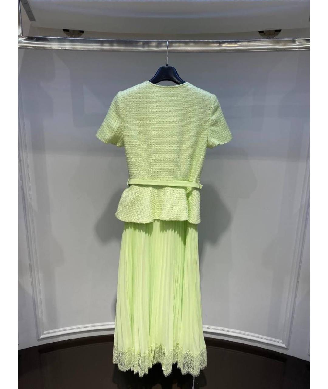SELF-PORTRAIT Зеленые повседневное платье, фото 3