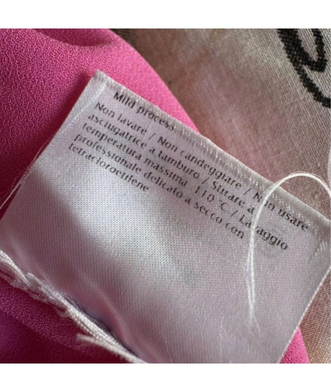 RED VALENTINO Розовое полиэстеровое повседневное платье, фото 7