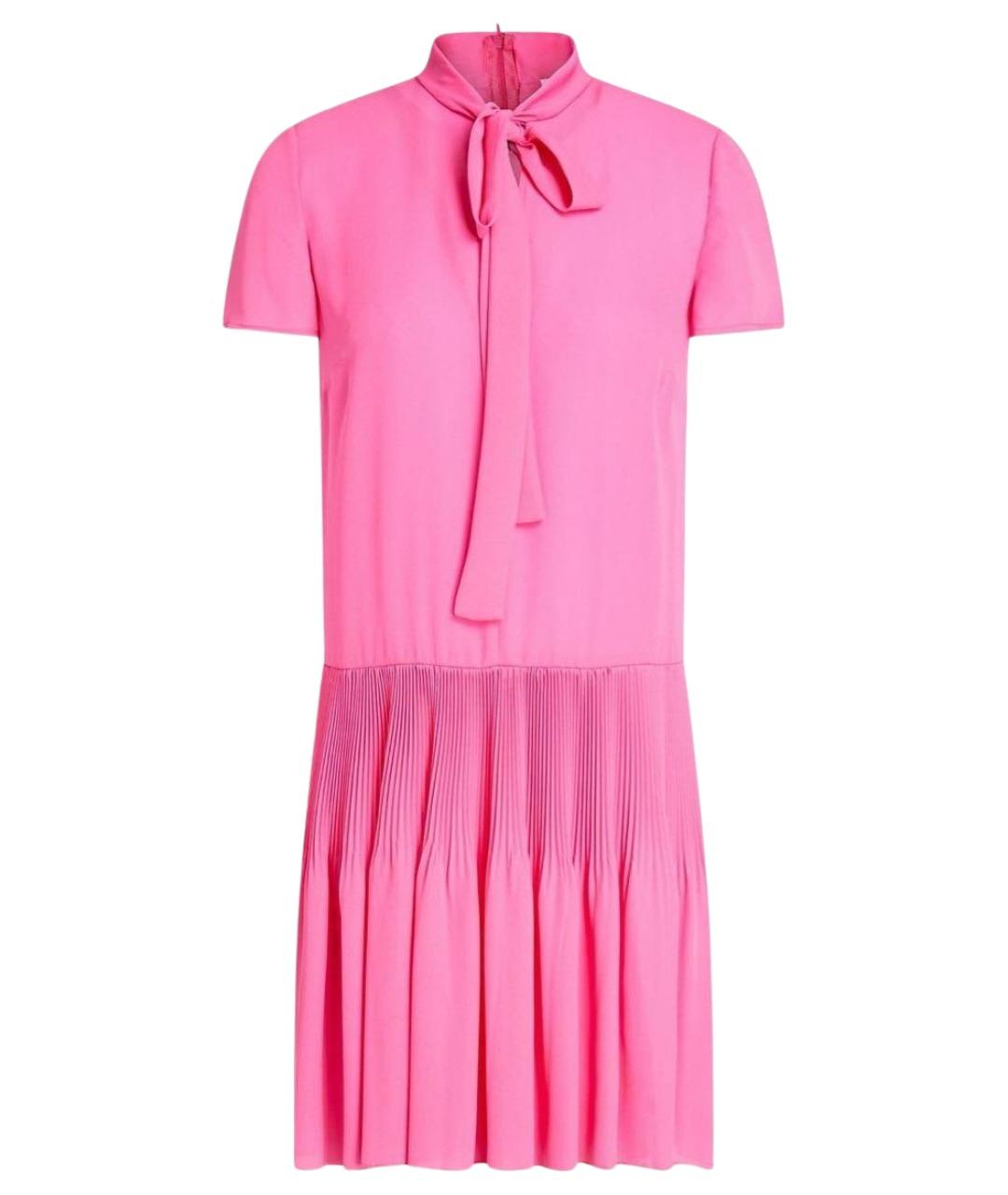 RED VALENTINO Розовое полиэстеровое повседневное платье, фото 1