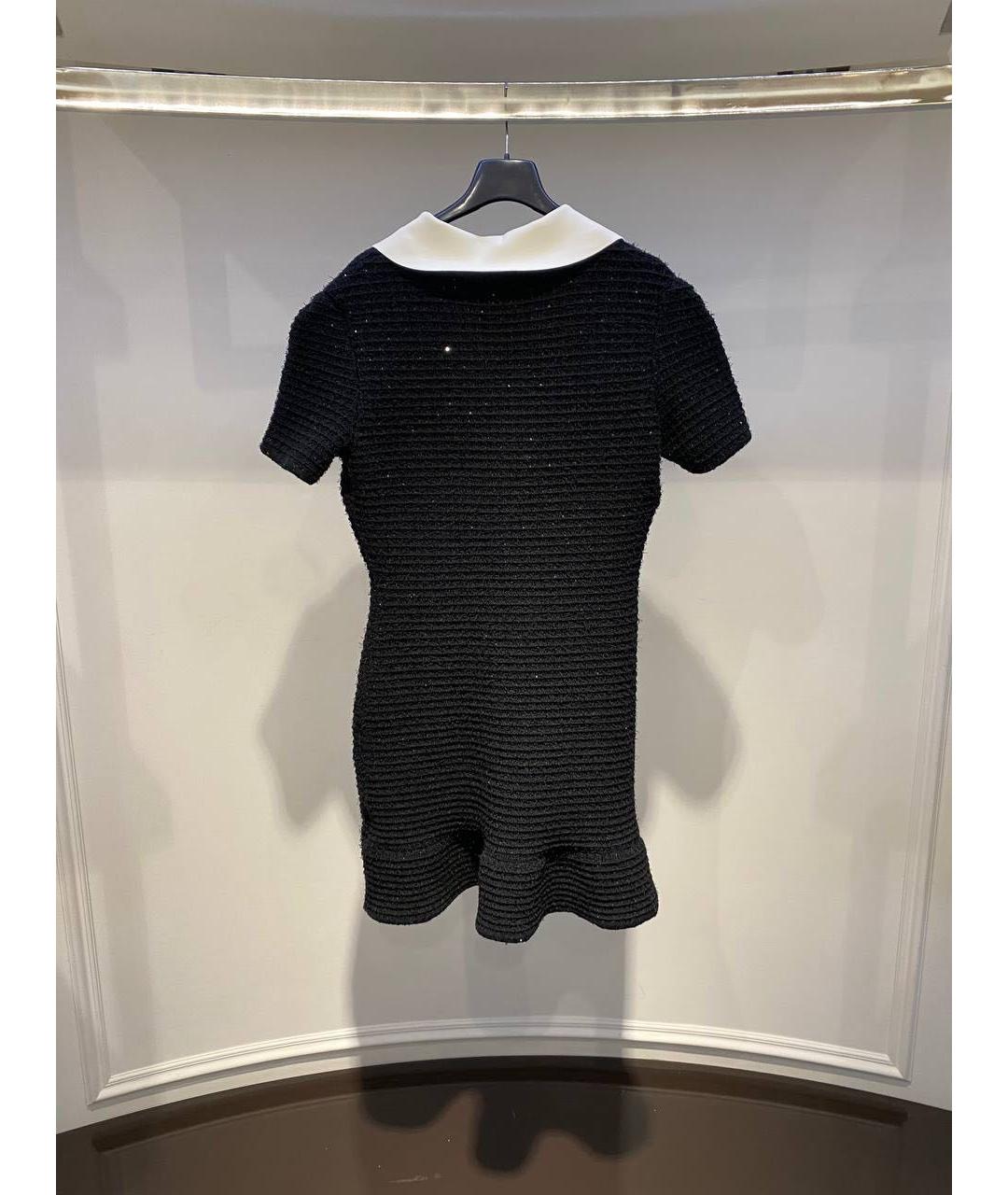 SELF-PORTRAIT Черное повседневное платье, фото 3