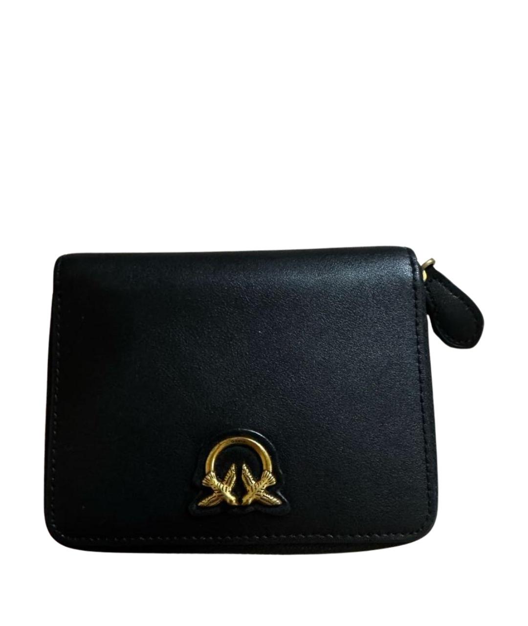 PINKO Черный кожаный кошелек, фото 1