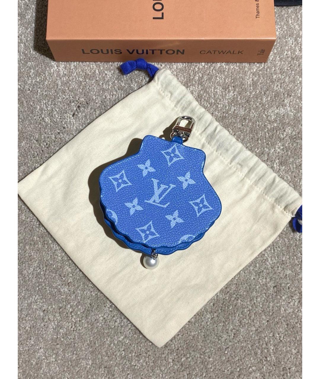 LOUIS VUITTON Голубая ключница, фото 2