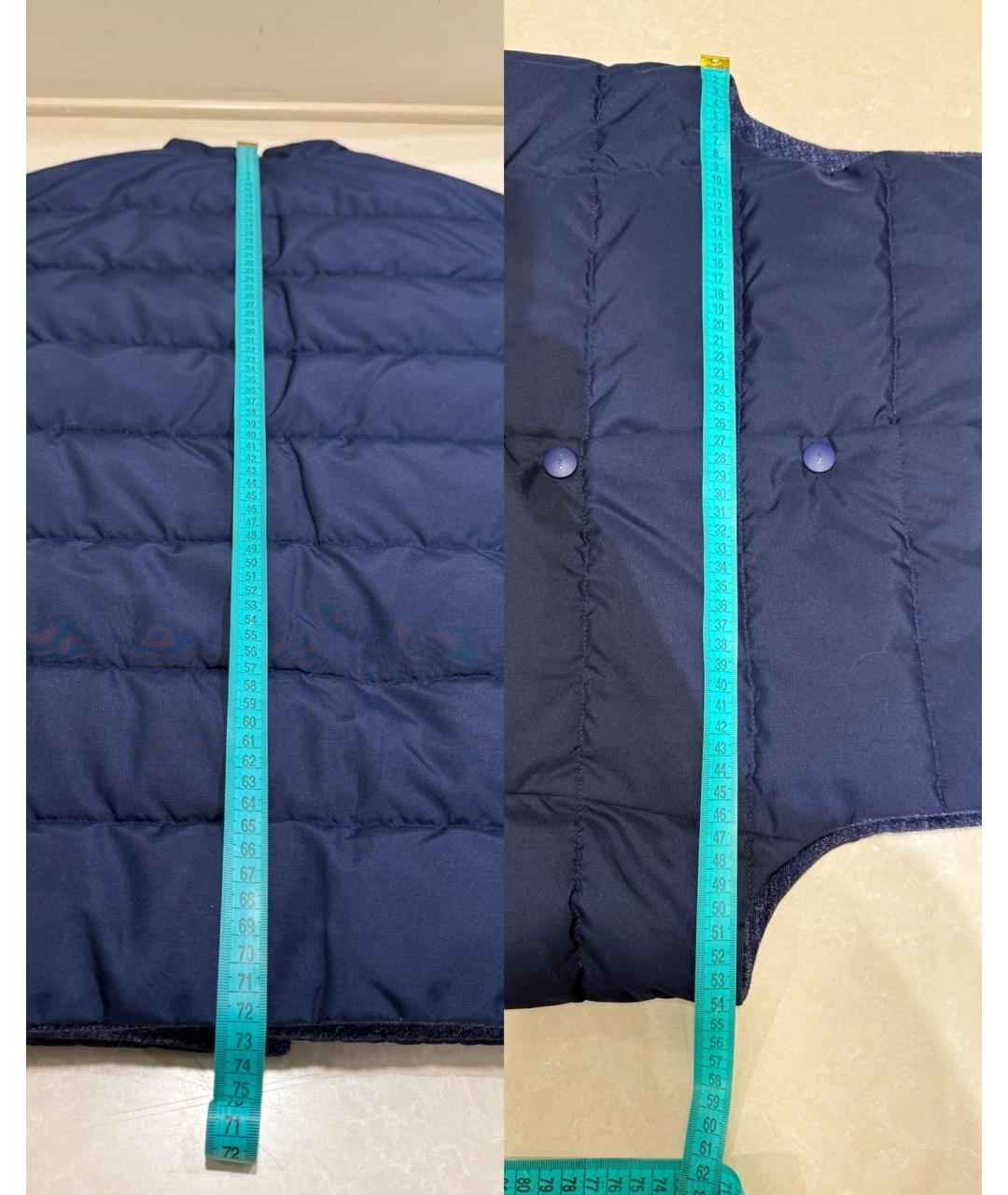 SVEVO Темно-синий кашемировый жилет, фото 7