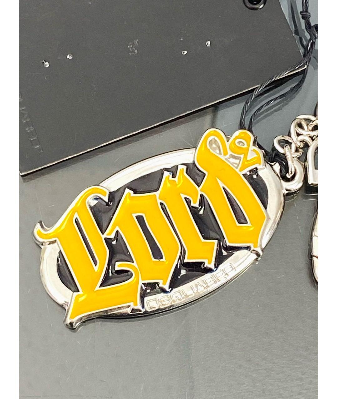 DSQUARED2 Желтый брелок, фото 6