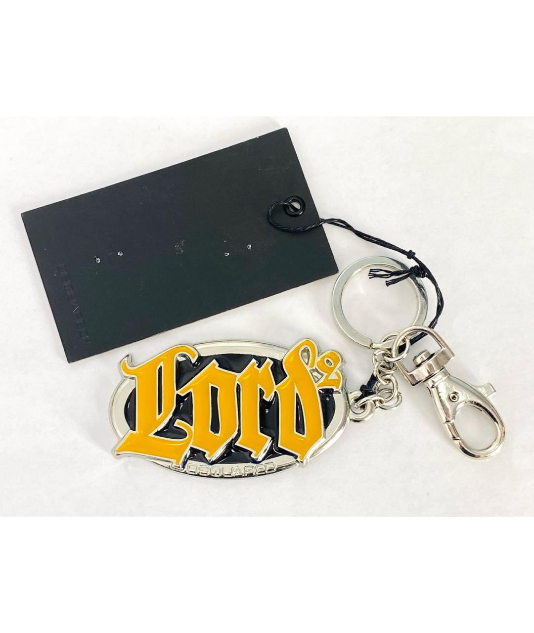 DSQUARED2 Желтый брелок, фото 3