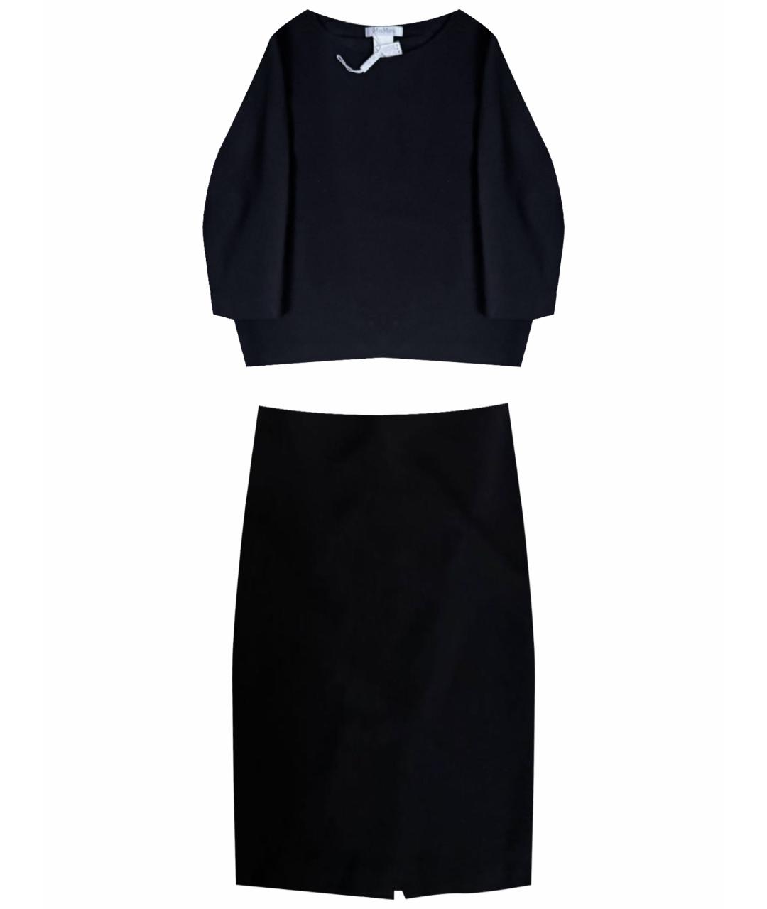 MAX MARA Черный костюм с юбками, фото 1