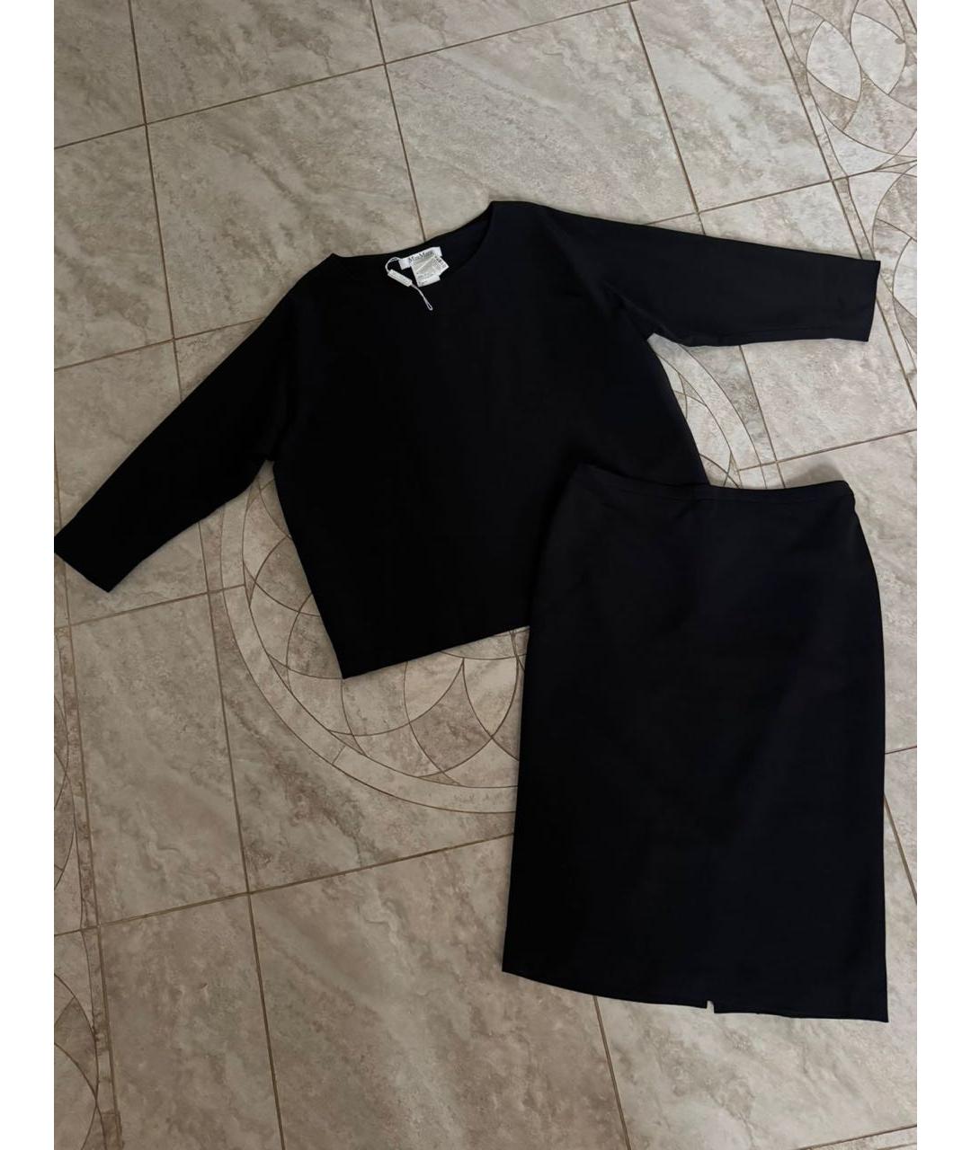 MAX MARA Черный костюм с юбками, фото 5