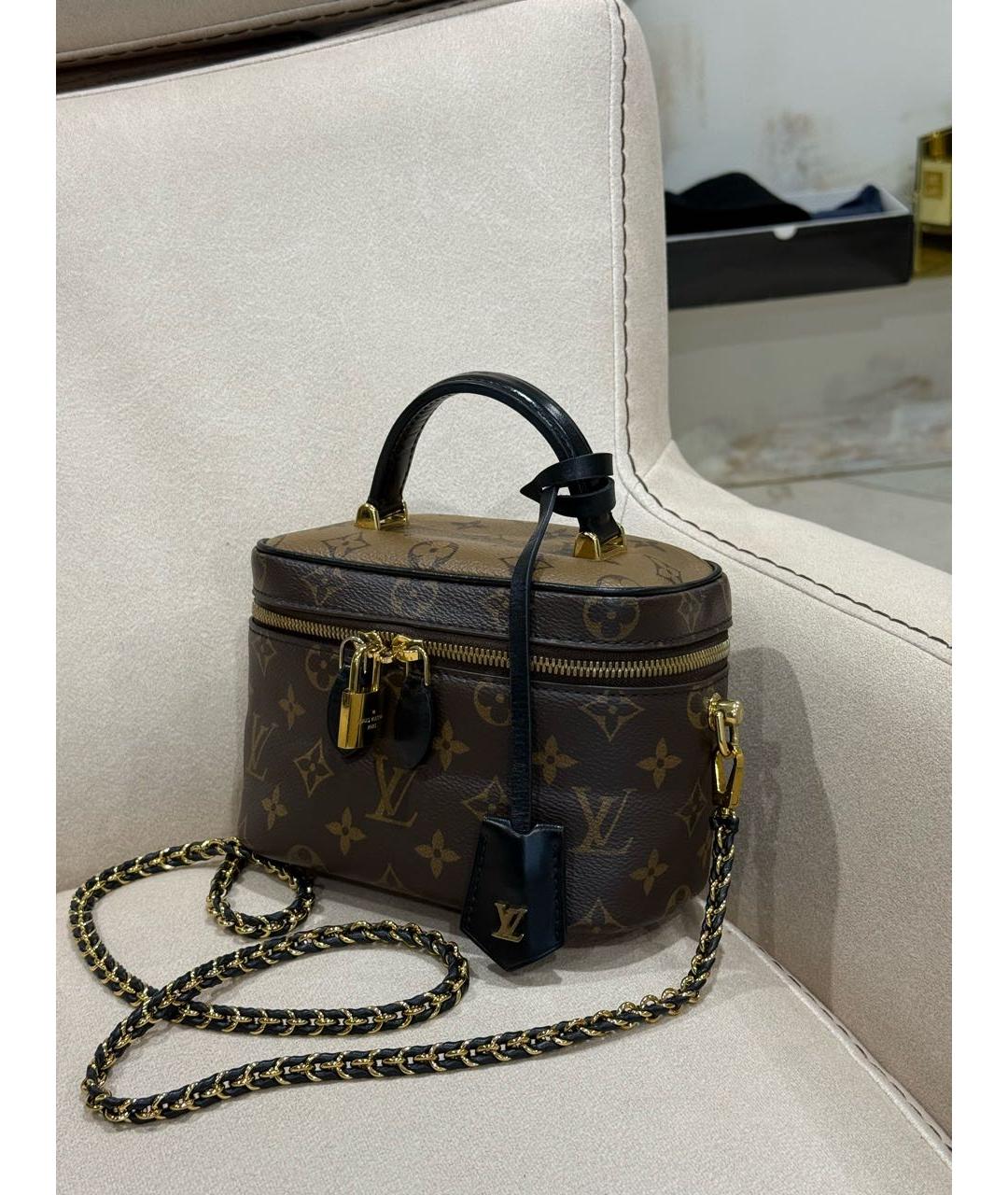 LOUIS VUITTON Коричневая сумка через плечо, фото 3