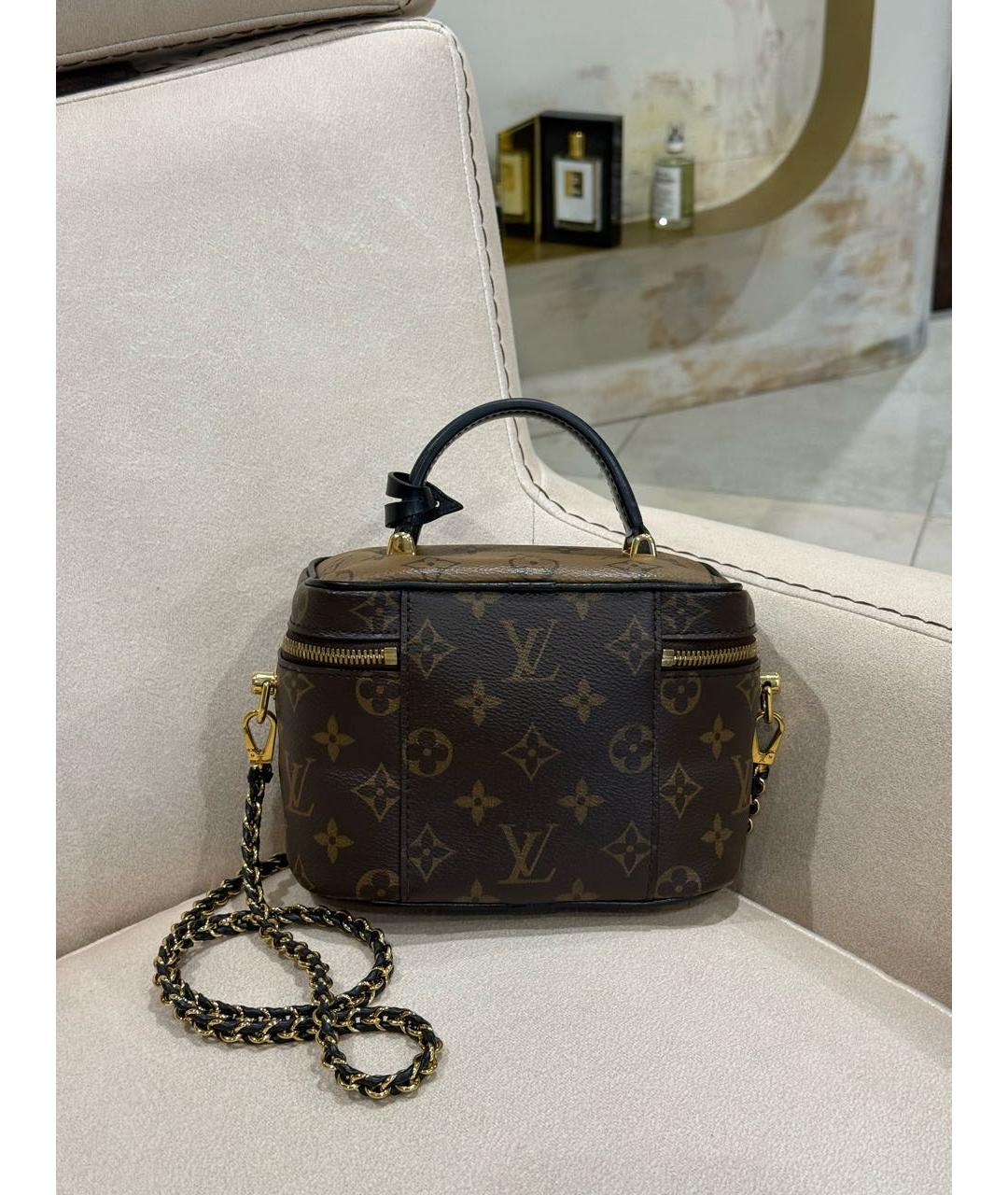 LOUIS VUITTON Коричневая сумка через плечо, фото 4