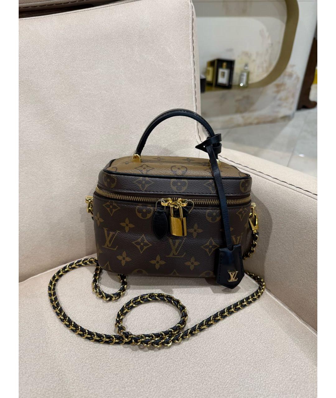LOUIS VUITTON Коричневая сумка через плечо, фото 2