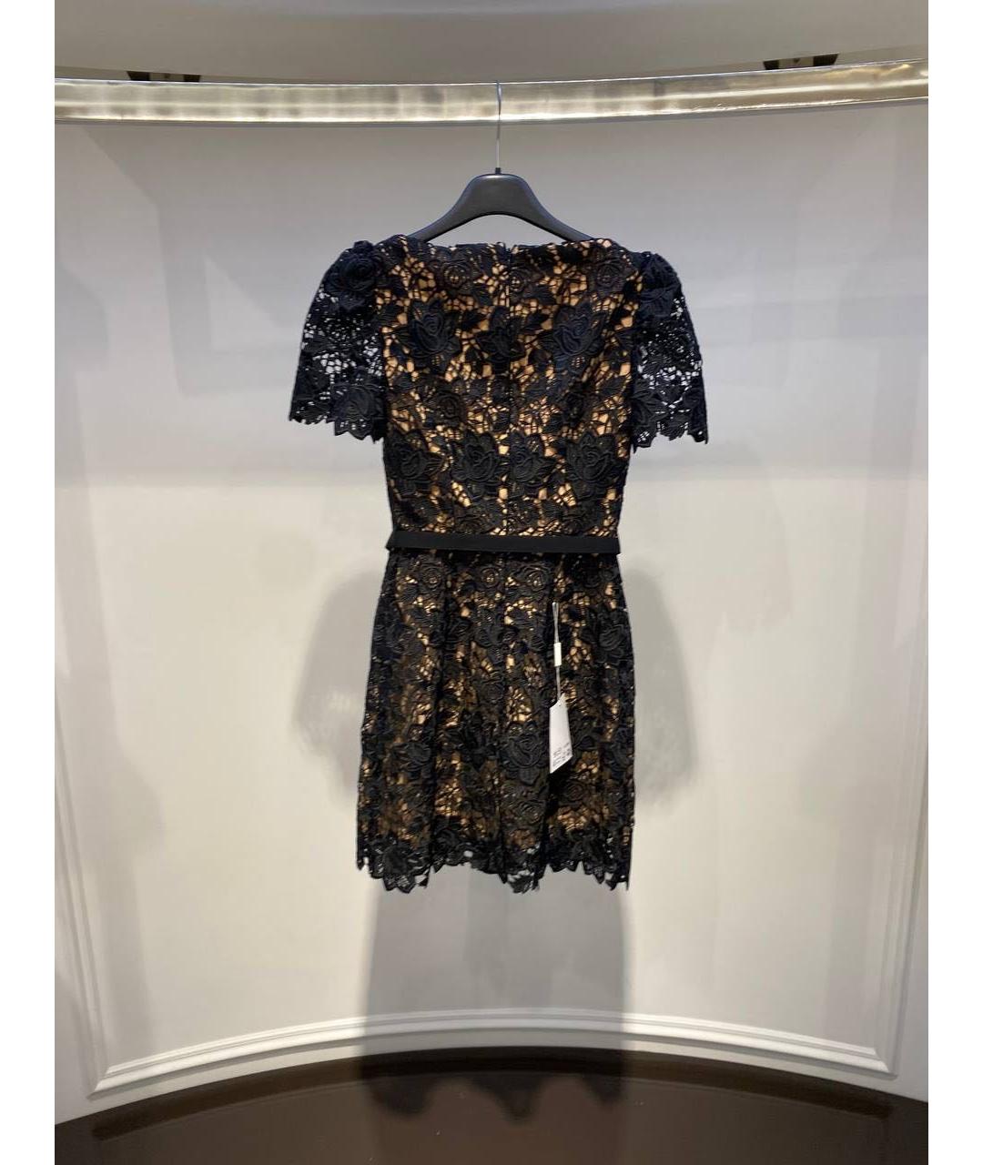 SELF-PORTRAIT Черное повседневное платье, фото 3