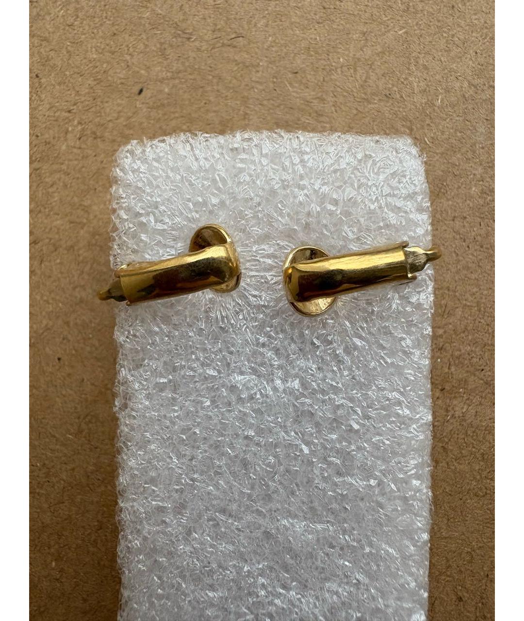 GIVENCHY Золотые металлические клипсы, фото 5