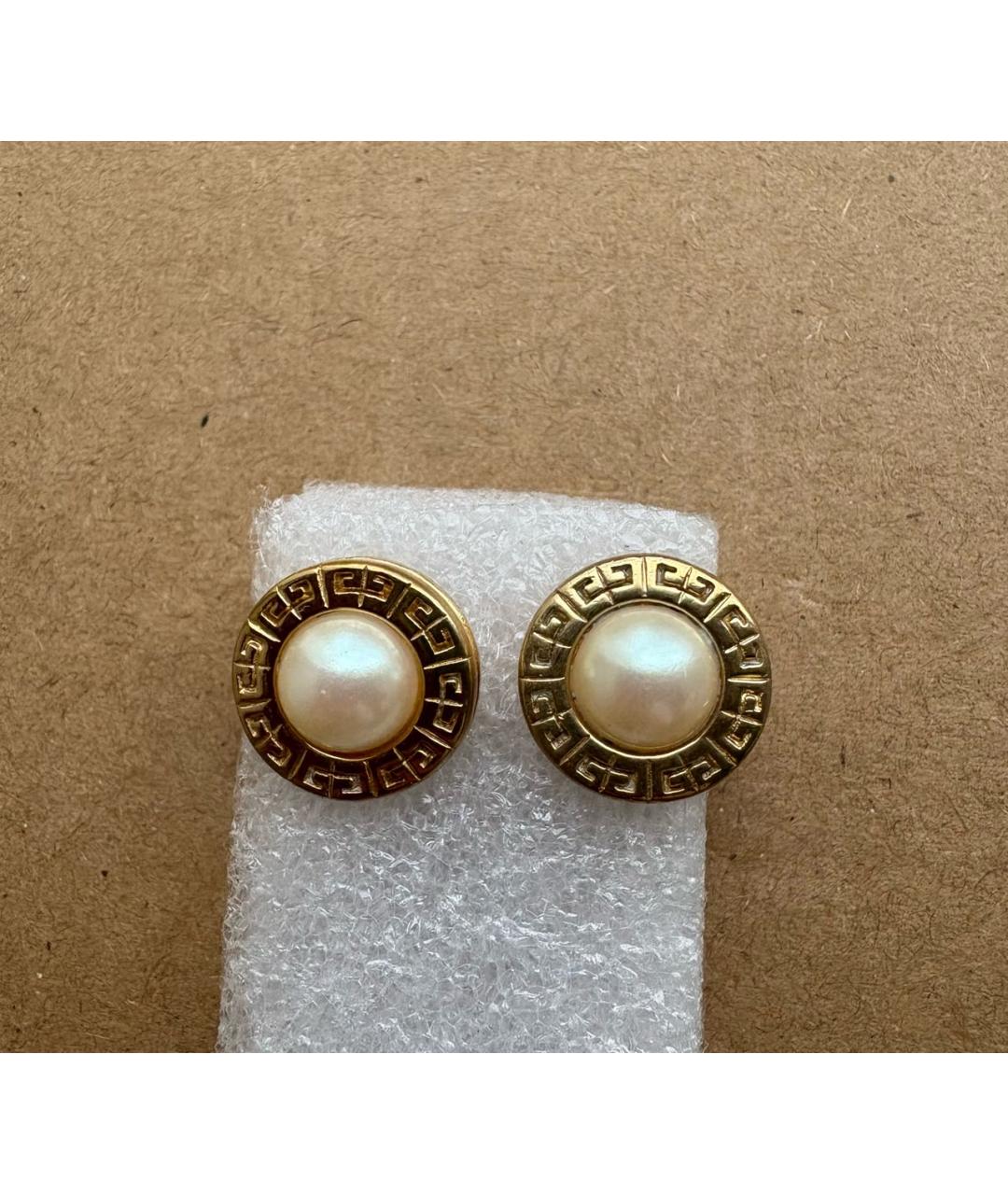 GIVENCHY Золотые металлические клипсы, фото 6