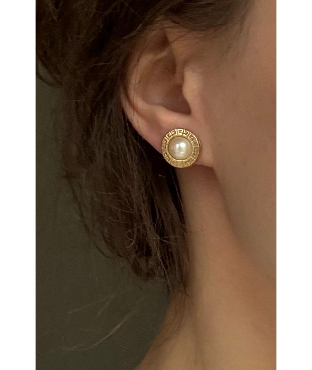 GIVENCHY Золотые металлические клипсы, фото 2