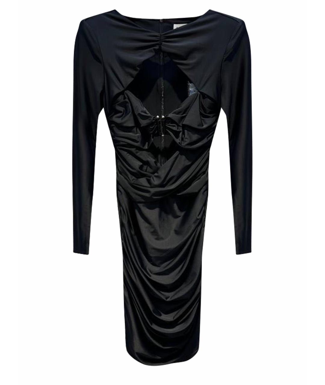 SELF-PORTRAIT Черное повседневное платье, фото 1