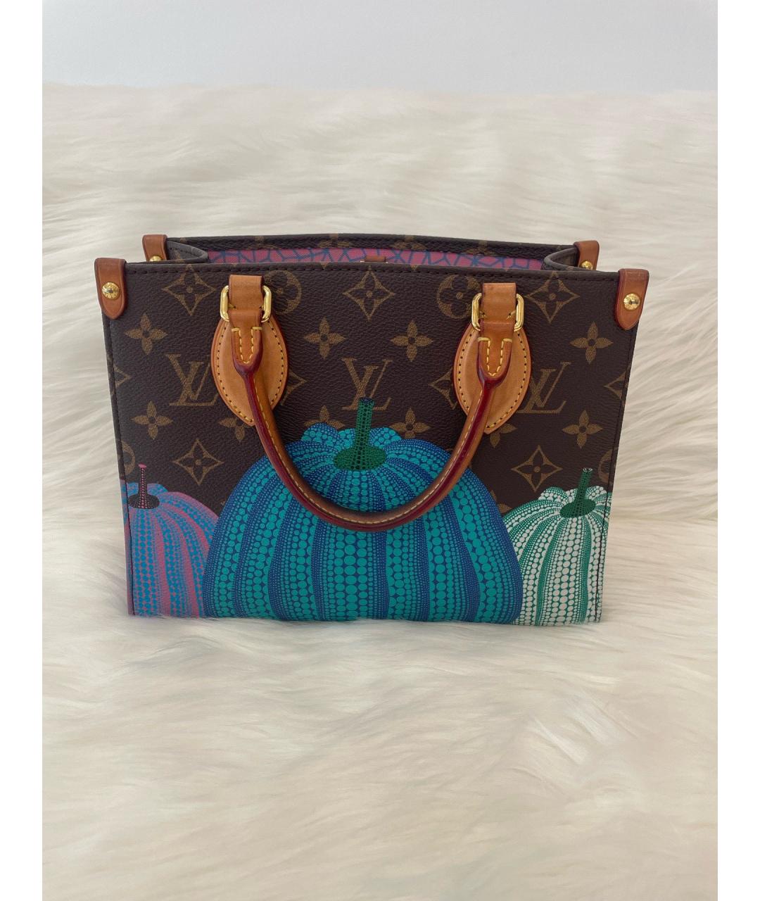 LOUIS VUITTON Коричневая сумка тоут, фото 3