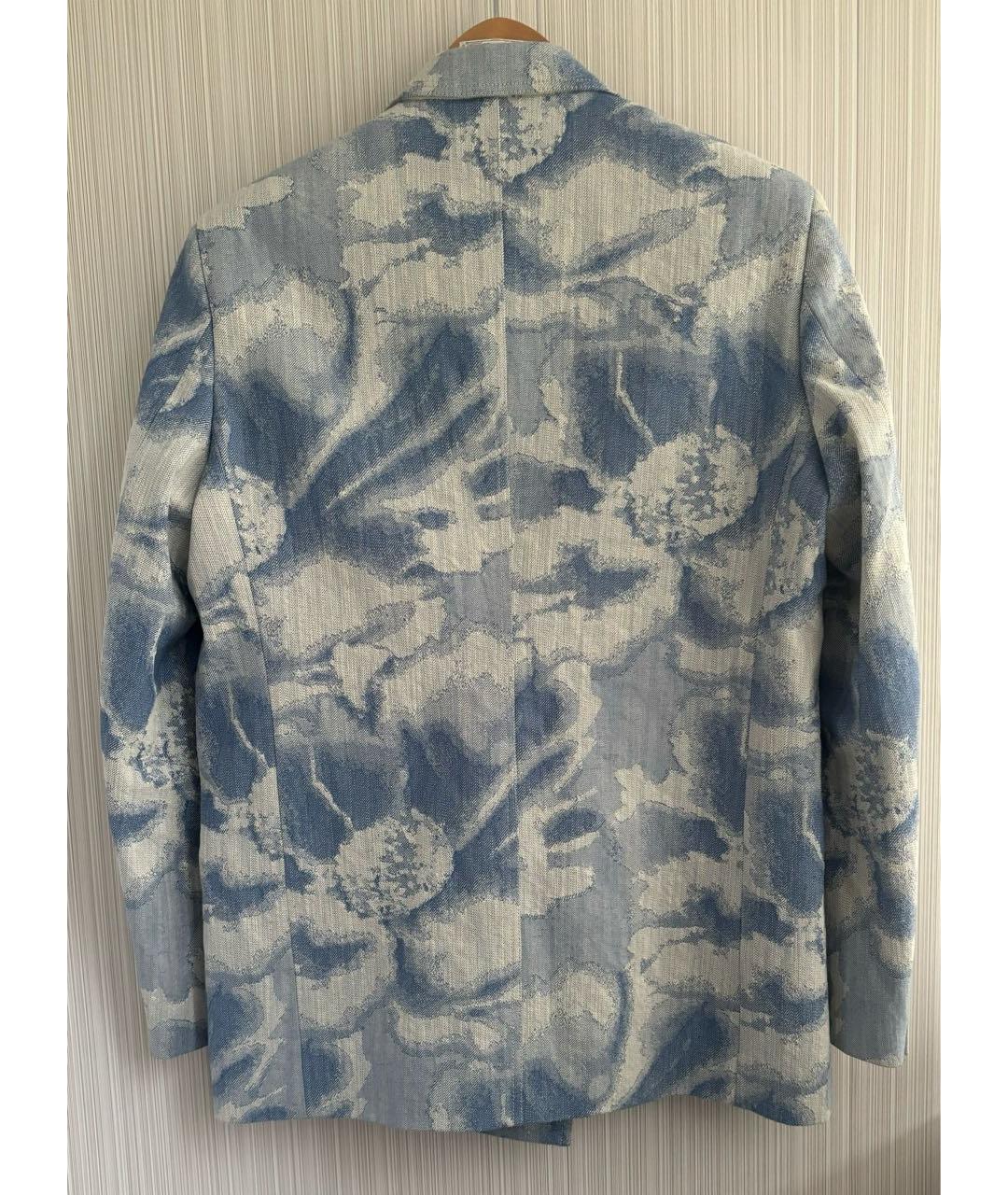 MSGM Голубой хлопковый жакет/пиджак, фото 2