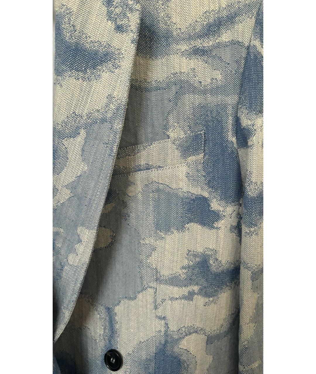 MSGM Голубой хлопковый жакет/пиджак, фото 8