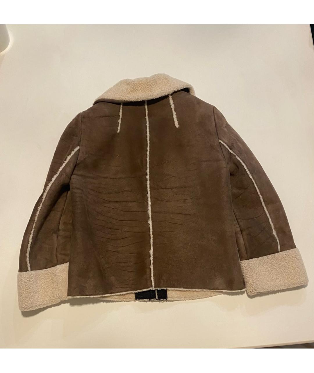 DOLCE&GABBANA Коричневая замшевая куртка, фото 3
