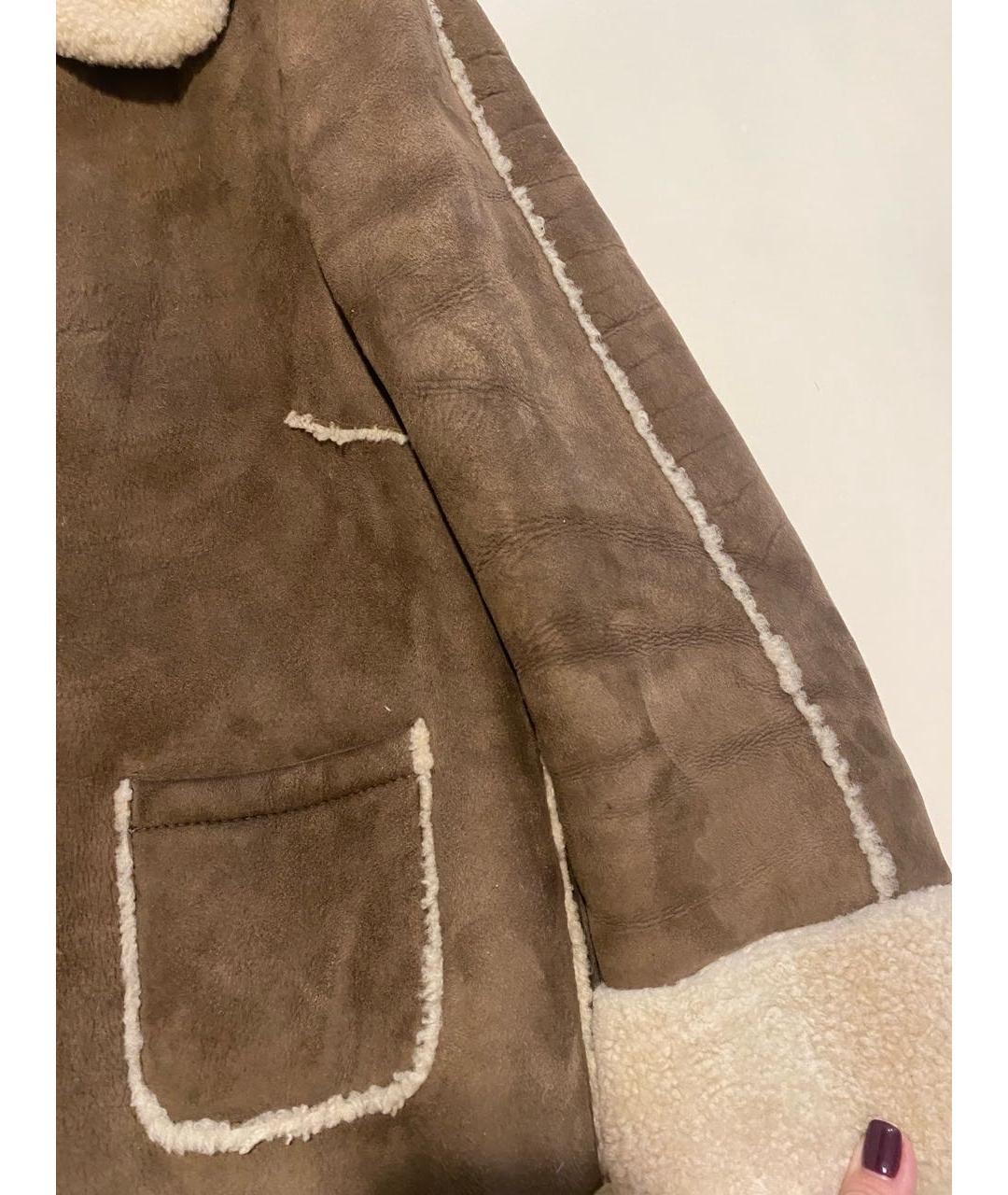 DOLCE&GABBANA Коричневая замшевая куртка, фото 6